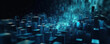 © Yeti Studio - Abstract digital background. Data universe illustration. Ideal for depicting network abilities, technological processes, digital storages, science, education, etc.