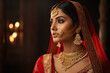 © AJay - A young female of Indian ethnicity wearing traditional bridal costumes and jewellery.