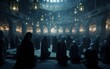 © fitpinkcat84 - muslims praying in mosque