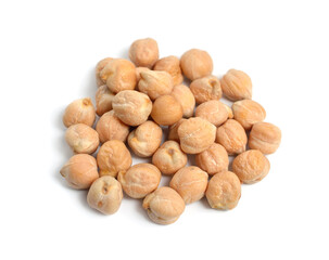 Wall Mural - Chickpea or chick pea or Bengal gram, chhana, chana, garbanzo or garbanzo bean, or Egyptian pea. Isolated