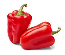Red Peppers Isolated On Transparent Or White Background, Png