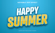 © abdularis - editable summer text effect template