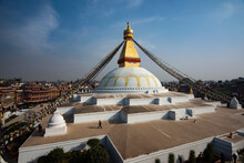 Boudhanath Stupa In Kathmandu; Kathmandu, Nepal