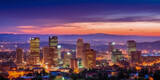 Fototapeta  - Johannesburg panoramic view South Africa - Generative AI