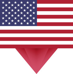 Wall Mural - USA national flag.