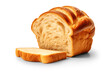 Fresh white bread. Ai . Cutout on transparent
