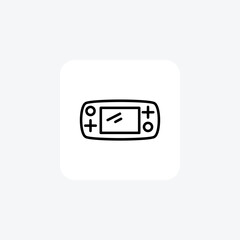 Wall Mural - Gaming Pad, Controller, Gaming Vector Line Icon