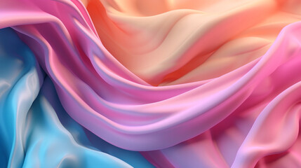 Wall Mural - Background with organic and random shapes with pastel colors.