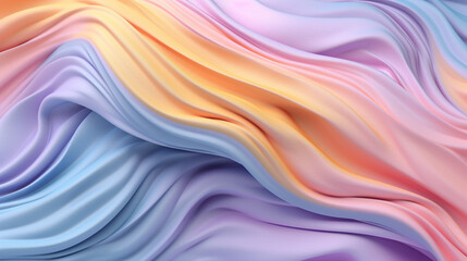 Wall Mural - Background with organic and random shapes with pastel colors.