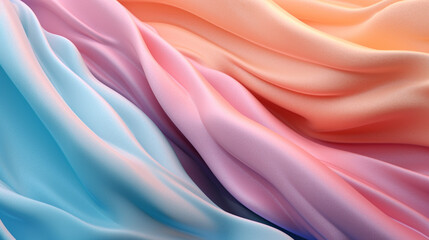 Wall Mural - Background with organic and random shapes with pastel colors.