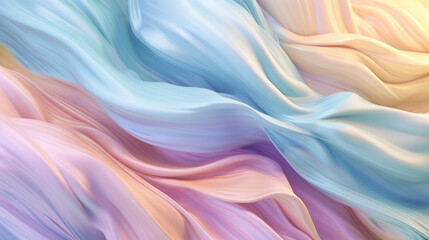 Wall Mural - Background with organic and random shapes with pastel colors.