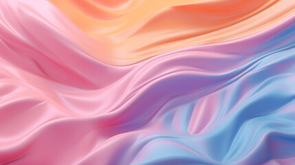 Wall Mural - Background with organic and random shapes with pastel colors.
