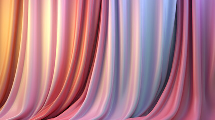 Wall Mural - Background with organic and random shapes with pastel colors.