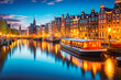 © VisualProduction - Amsterdam Netherlands travel destination. Tour tourism exploring.