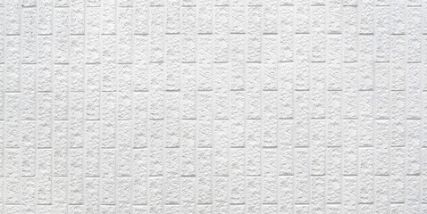 Wall Mural - white brick wall texture background