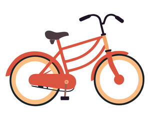 Sticker - red bicycle design