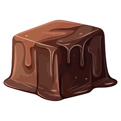 Poster - Sweet chocolate dessert illustration