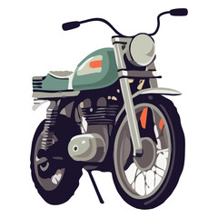 Poster - shiny motorcycle design