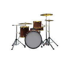 Drum Kit Png Isolated On White Background 