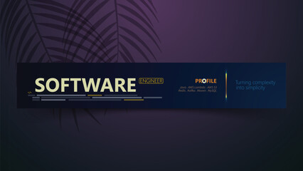 Banner for software engineer