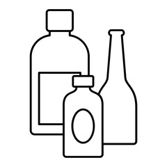 Wall Mural - Bottle Icon