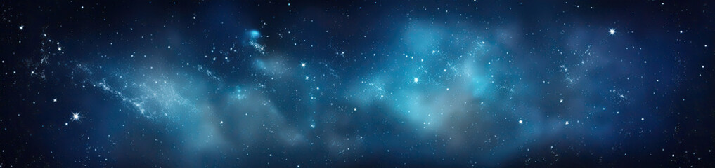 Wall Mural - Universe landscape panoramic view. Generative AI
