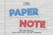  crumpled paper texture editable vector text effect