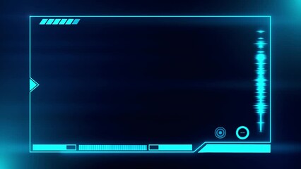Virtual Reality Interface Frames. Cyberpunk computer elements HUD futuristic user interface screen element. layout design. Sci fi virtual tech display. HUD, UI, GUI futuristic frame user interface