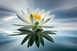 water lily in the flower generated by AI tool                               
