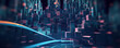 © Yeti Studio - Abstract digital background. Data universe illustration. Ideal for depicting network abilities, technological processes, digital storages, science, education, etc.