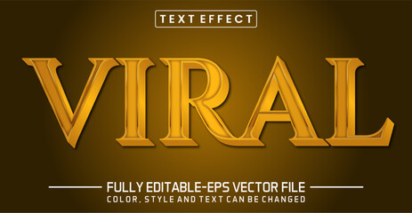 Wall Mural - Viral text editable style effect