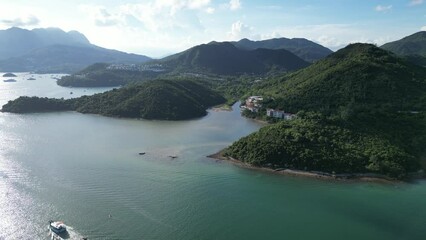 Canvas Print - The bay and shores of Sam Nga Hau, hk, July 24 2023