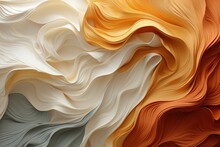 Wavy Paper Texture, Cutout Design. Elegant Background. Made With Generative AI