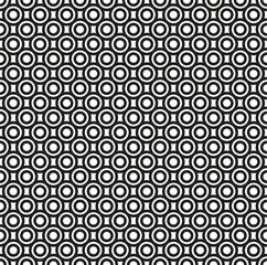 Wall Mural - Seamless pattern. Modern stylish texture. Repeating geometric circle pattern. Simple graphic design.