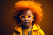 © ZaStock - portrait of cute trendy African American little boy with Afro hair in eyewear