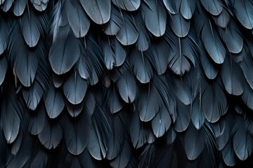 Black feather pigeon bird. Generate Ai