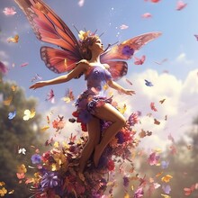 Fairies Fairyland Vintage Art Free Stock Photo - Public Domain Pictures
