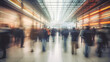 © Andrii  - Train Station Crowd in Motion