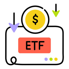 Wall Mural - Etf Website 