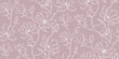 © Ekaterina - Elegant floral seamless pattern - branches with magnolia flowers. Repeat print with delicate petals. Simple line minimalism.