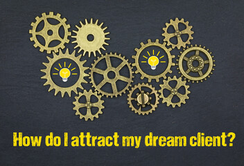 Poster - How do I attract my dream client?	