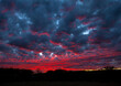 © Eric Lafforgue - Red Sky, Okonjima, Namibia
