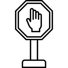 Poster - Stop Icon