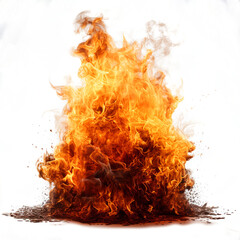 Aufkleber - AI generated image of Bonfire Isolated On PNG Background.