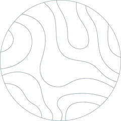 Wall Mural - Geometric shape with doodle line art