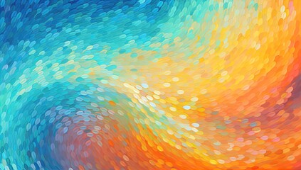 Wall Mural - close up of abstract rough colorful multicolored art painting texture, oil brush strokes, scales or 