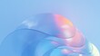 © Illustrate2Win - 3d abstract light blue curve transparent glass with colorful gradient color. Design for presentations, backgrounds, headers, covers.
