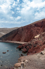 Wall Mural - Red Beach, Santorini, Greece