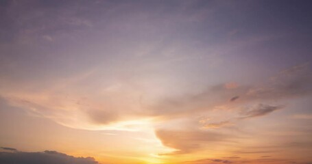 Wall Mural - sunset sky with clouds