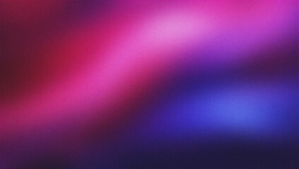 Wall Mural - purple pink blue abstract gradient on black background, grainy texture website header design, blurre